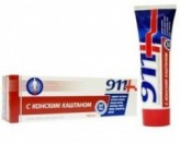Гель-бальзам для ног, 911 Ваша служба спасения Конский каштан 100 мл